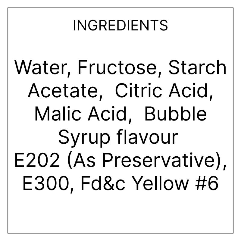 Bubblegum Syrup