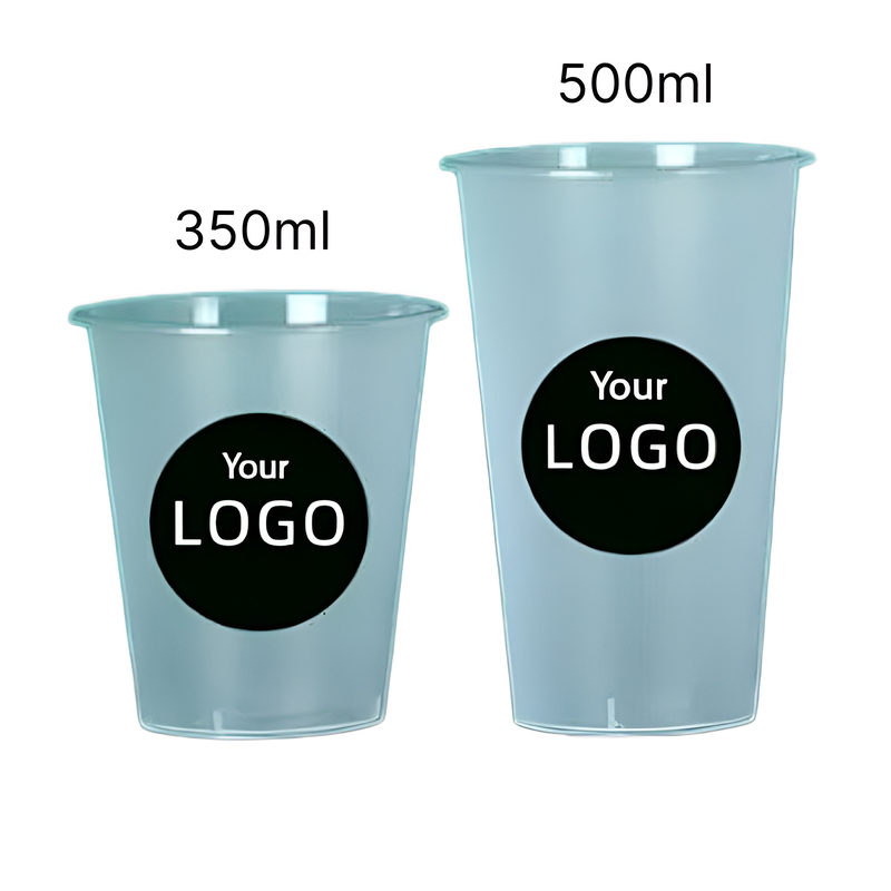 Boba Cups With Straw Hole Lids