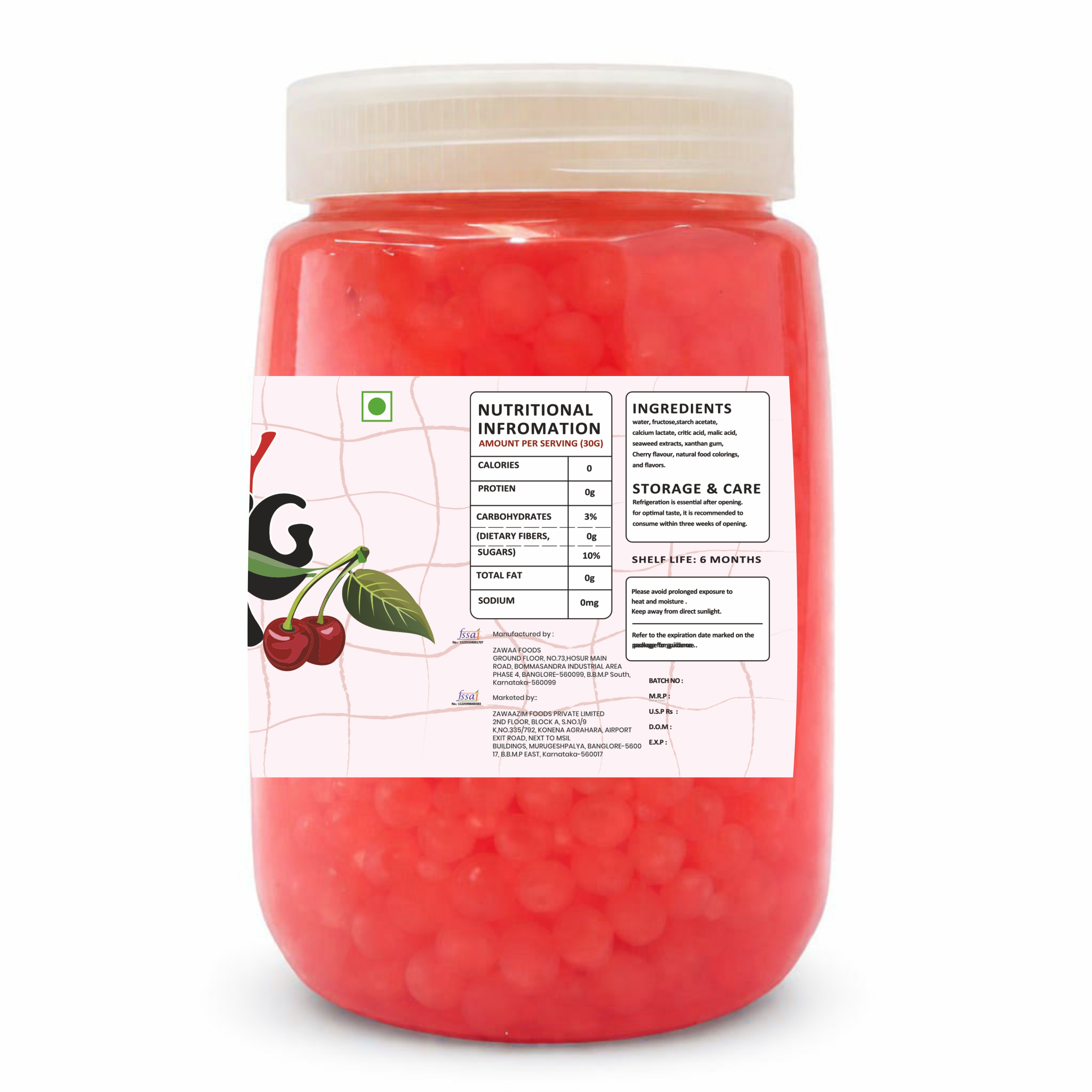 Cherry Popping Boba