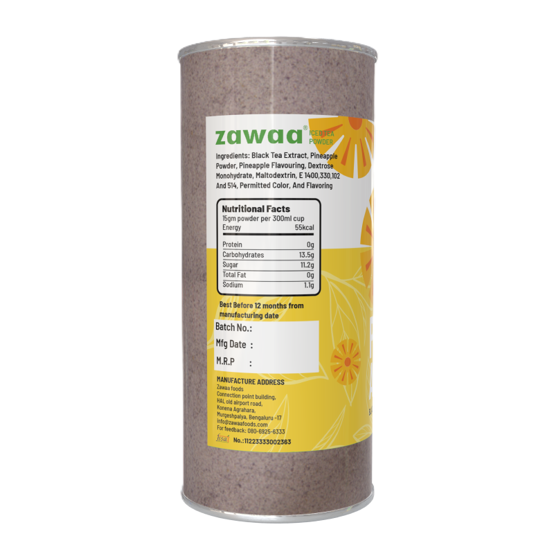 Pineapple Black Iced Tea