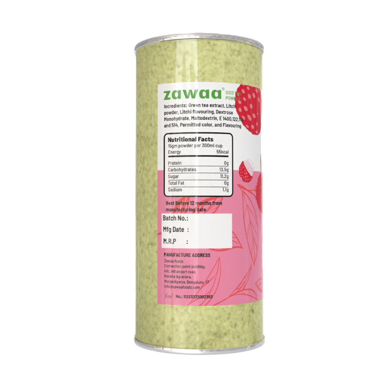 Litchi Green Iced Tea