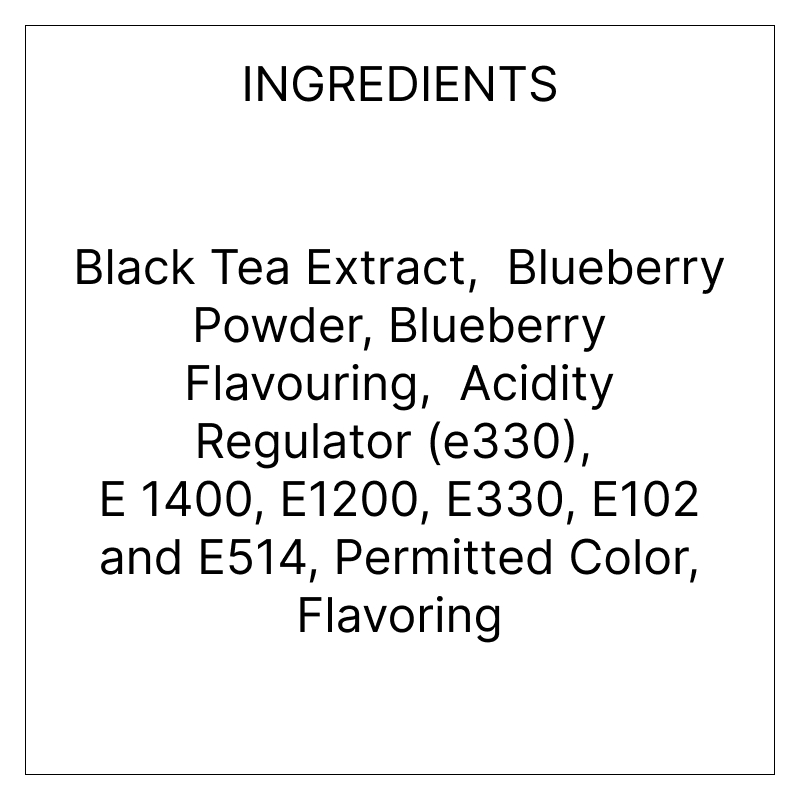 Blueberry Black Iced Tea