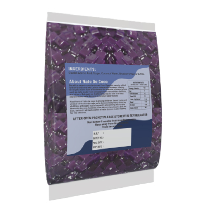 Blueberry Nata De Coco